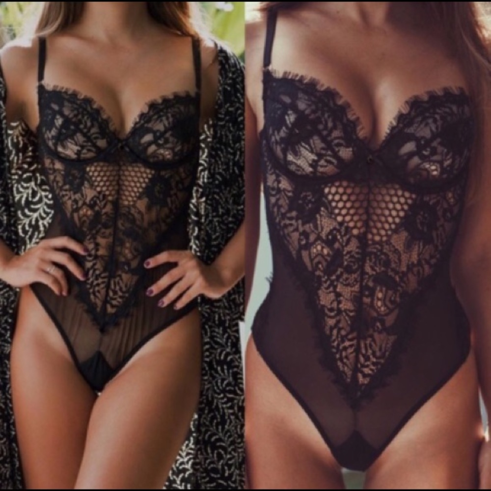 Black Lingerie Top 🖤